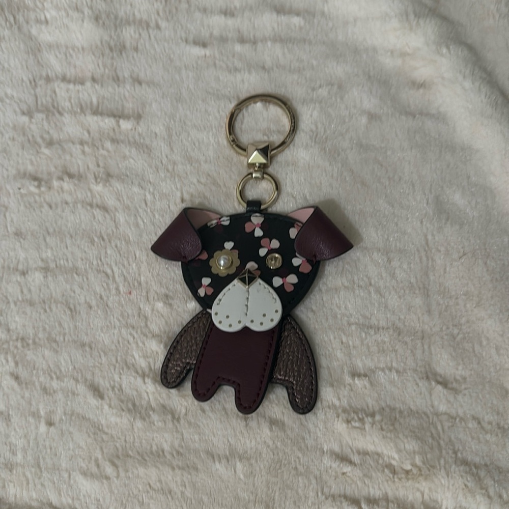 Kate Spade dog keychain
